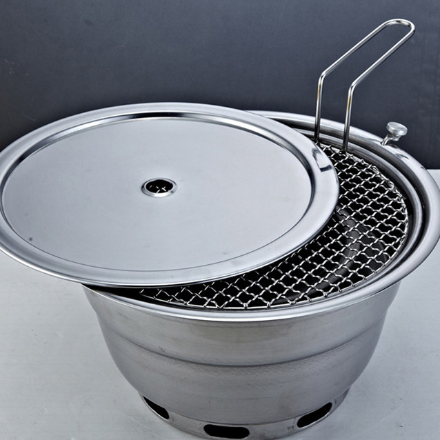 圆形碳上排电烤炉303