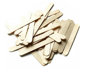 原木原色冰棍棒 雪糕棒 彩色木条手工diy材料