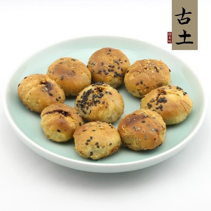 古土之食 古土-酥饼|项氏梅干菜酥饼 原味 衢州特产小吃零食糕点心
