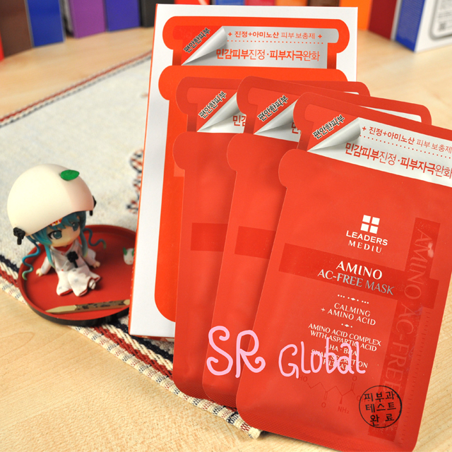 leaders 丽得资 mediu系列 ac free蜗牛修复面膜 红色