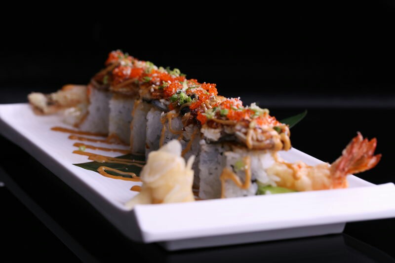 招牌月下鳗鱼大虾卷(8个)