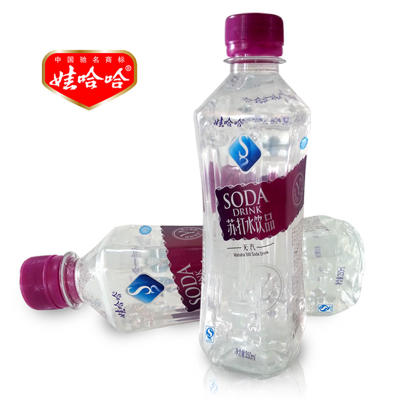 娃哈哈无汽苏打水饮品（甜味）350ml*1瓶   汽水饮料 旅游必备 商品图0
