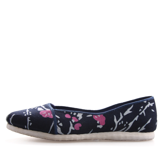 内联升女鞋 北京老布鞋女士坤千蜡染系列8614a