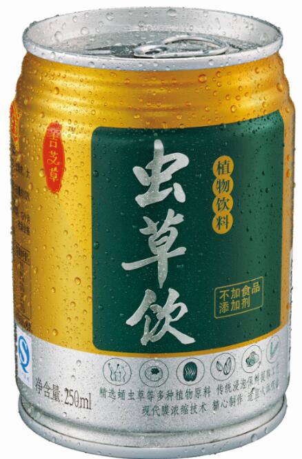王老吉虫草饮植物饮料250ml罐可以喝的虫草