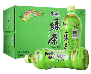 康师傅绿茶 瓶装 (500ml)*15瓶 整箱