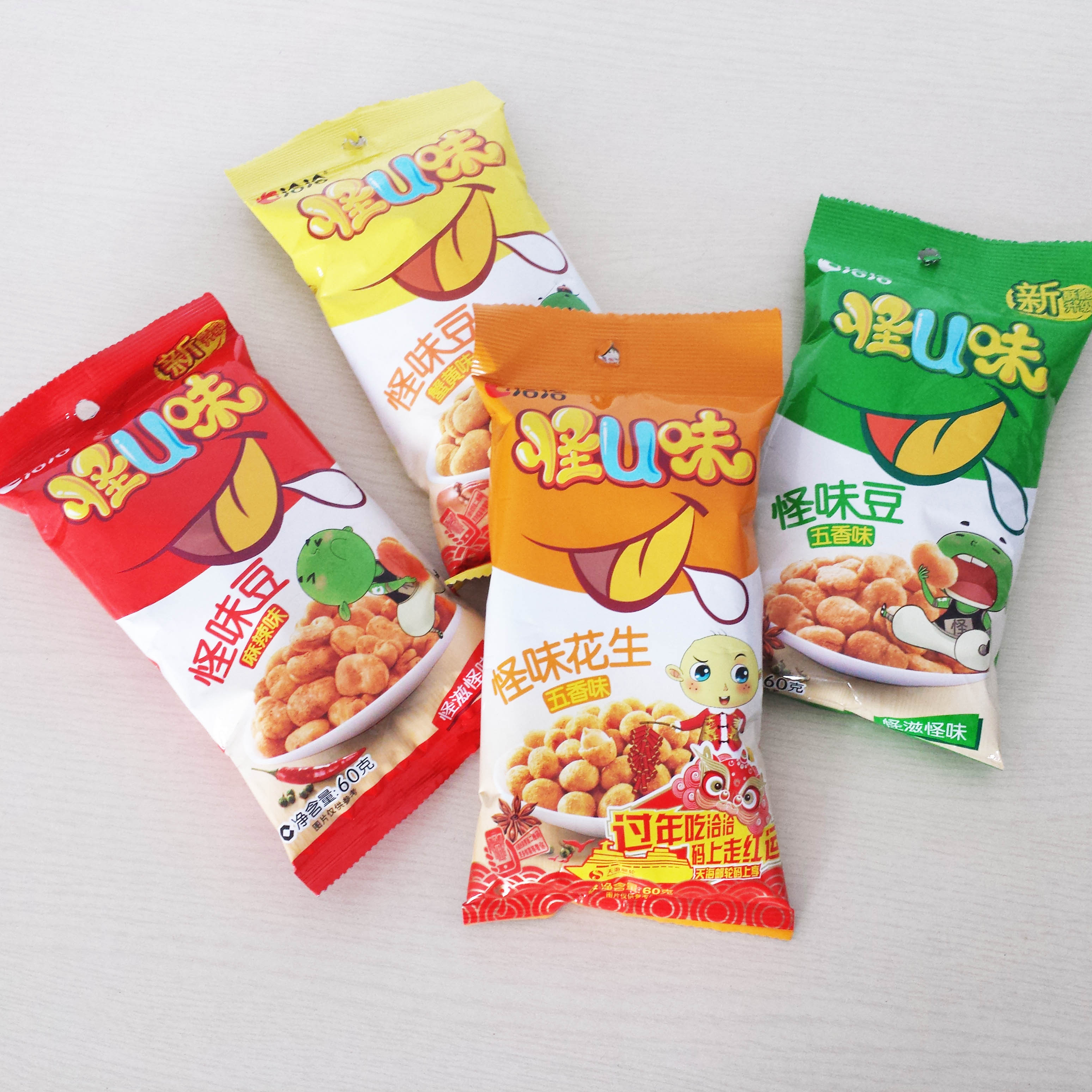 洽洽 怪u味怪味豆花生 60g