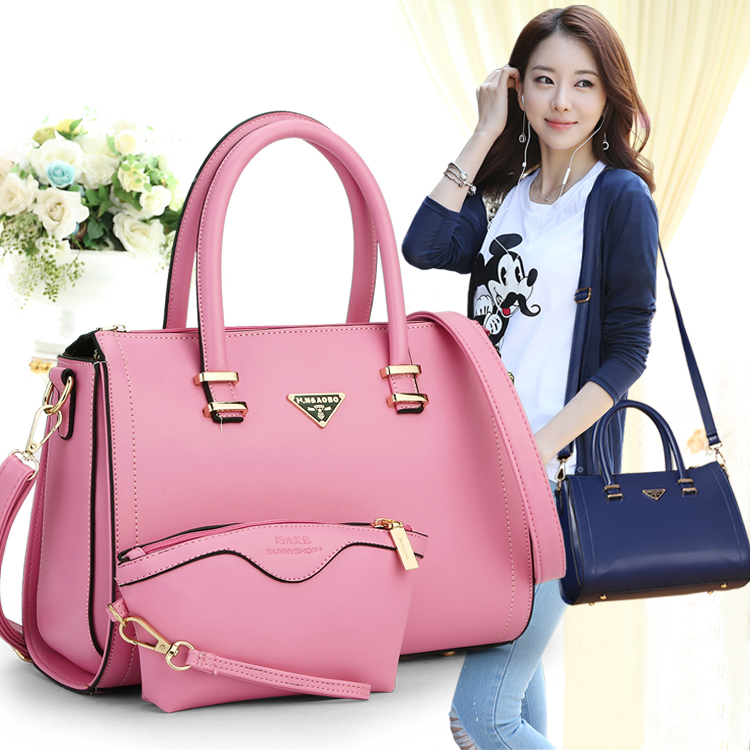 【包天下】包包2016新款女包潮春季款单肩包欧美斜挎包大包简约手提包