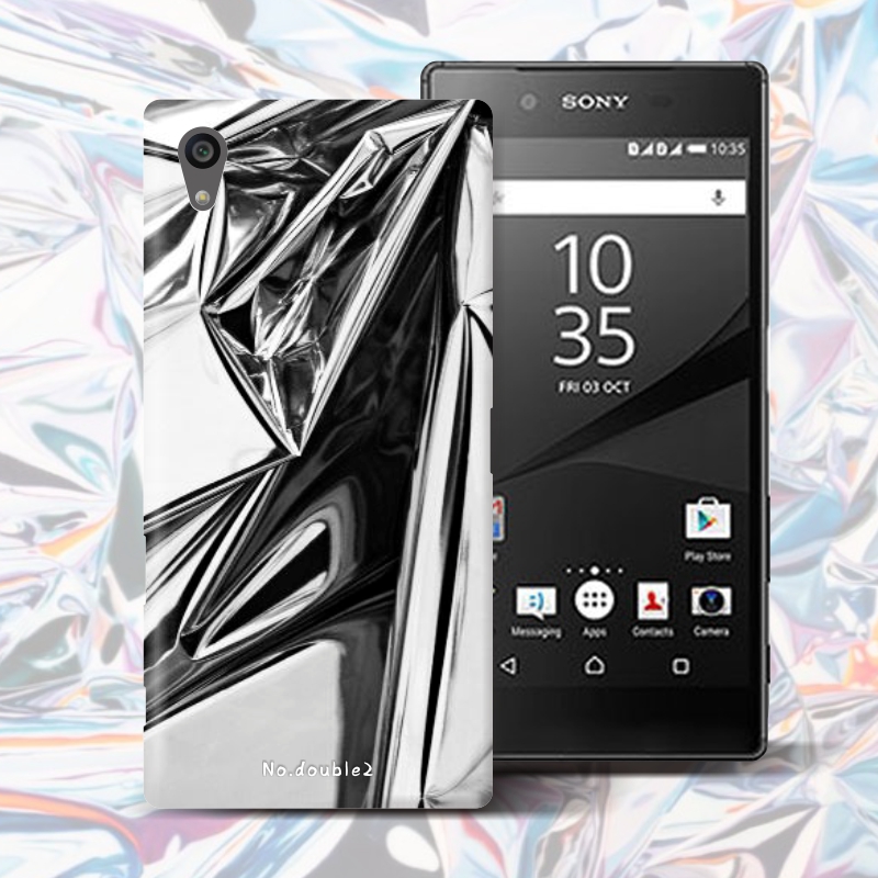 索尼z5金属褶皱纹理日韩定制手机壳潮z5尊享版,z3,z5c,z3 ,z2,z1