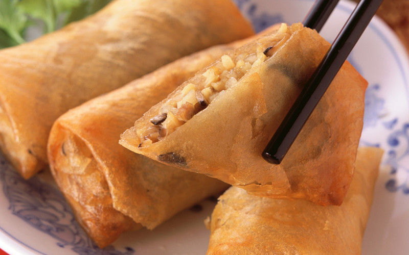 三丝春卷