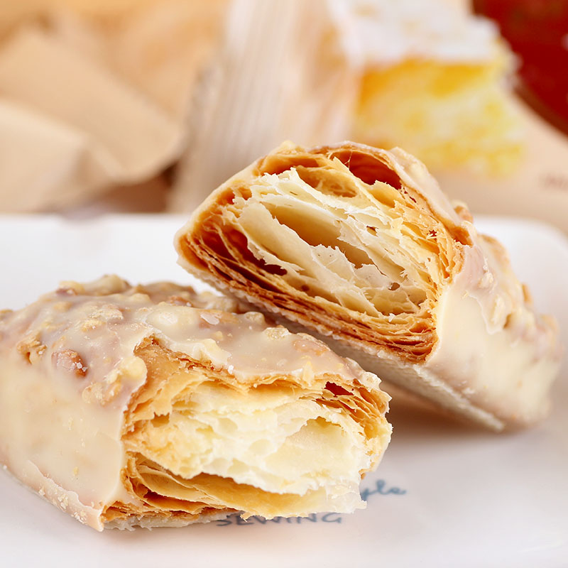 【丹尼小铺】台湾进口 77松塔千层酥饼干