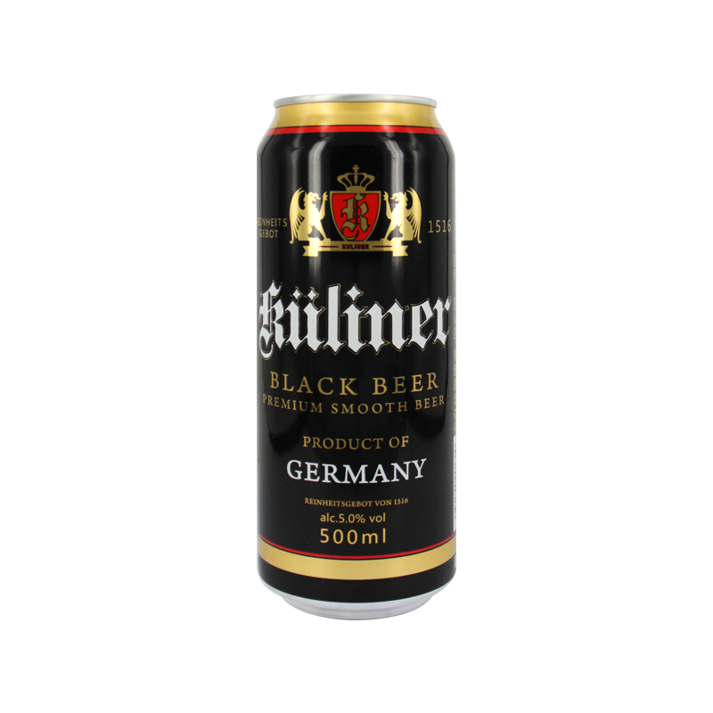 德国进口 古立特黑啤酒500ml/听