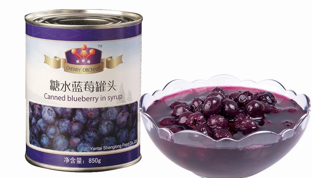 蓝莓罐头