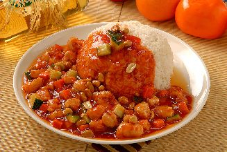 蛋炒饭,火腿炒饭,家常豆腐盖饭,鱼香茄子盖饭,番茄蛋盖饭,西辣蛋