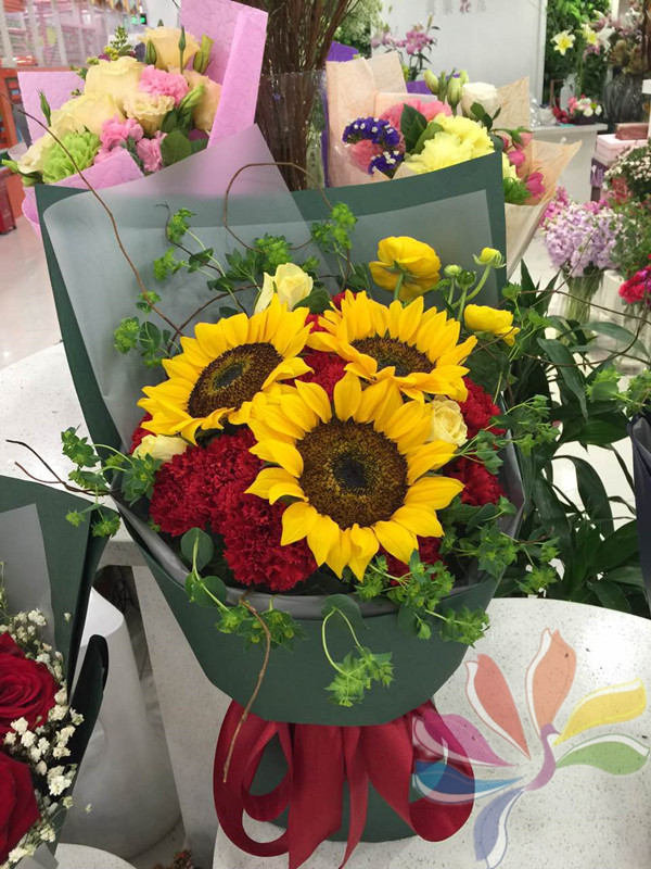向日葵花束