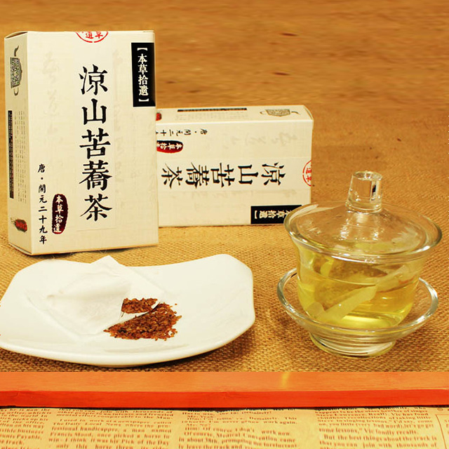 四川凉山黑苦荞茶清肝降糖养生茶