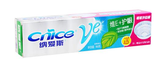纳爱斯营养维e牙膏160g