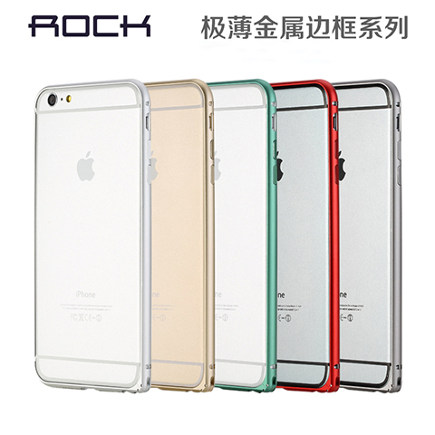 洛克 Rock 苹果6手机边框极薄金属系列4 7英寸适用于苹果iphone6 6s