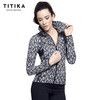 TITIKA女修身时尚跑步运动夹克上衣简约健身瑜伽外套51956 商品缩略图0