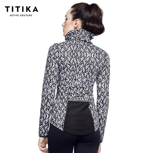 TITIKA女修身时尚跑步运动夹克上衣简约健身瑜伽外套51956 商品图3