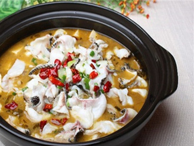 香橙味鲡鱼汤锅