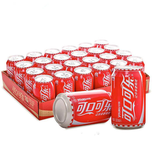 可口可乐330ml*24听/箱 商品图0