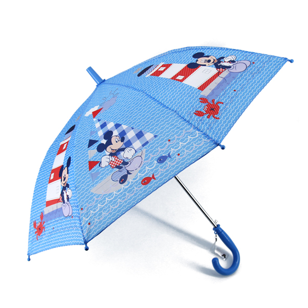 迪士尼米奇长柄晴雨伞卡通自动儿童雨伞