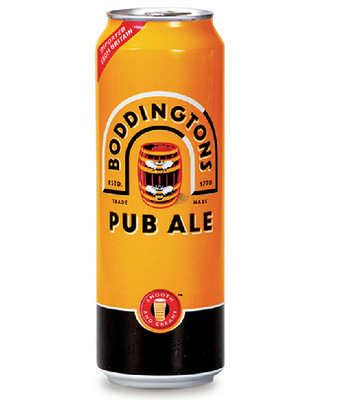 【一元云购】3英国原装进口 boddingtons宝汀顿啤酒 500ml *24 整箱