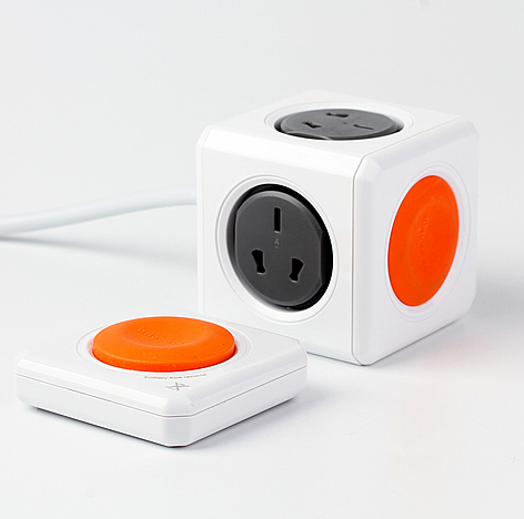 powercube remote 三代无线遥控魔方插座-橙色1.5m