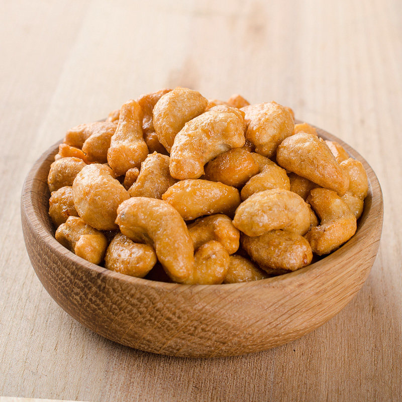 香酥炭烧盐焗腰果零食新货坚果小吃干果腰果500g