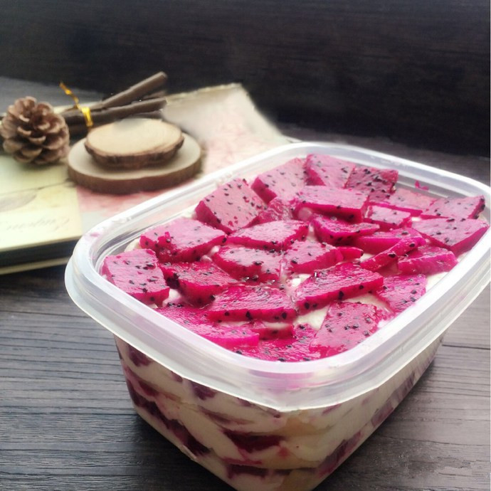 火龙果千层便当