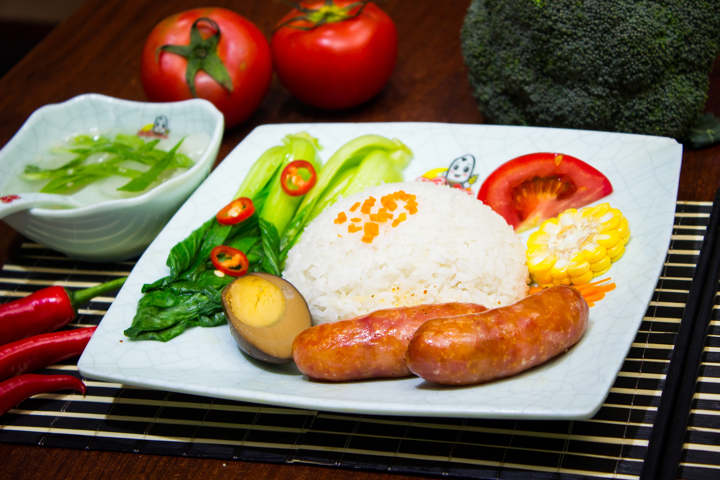 台式原味香肠套餐