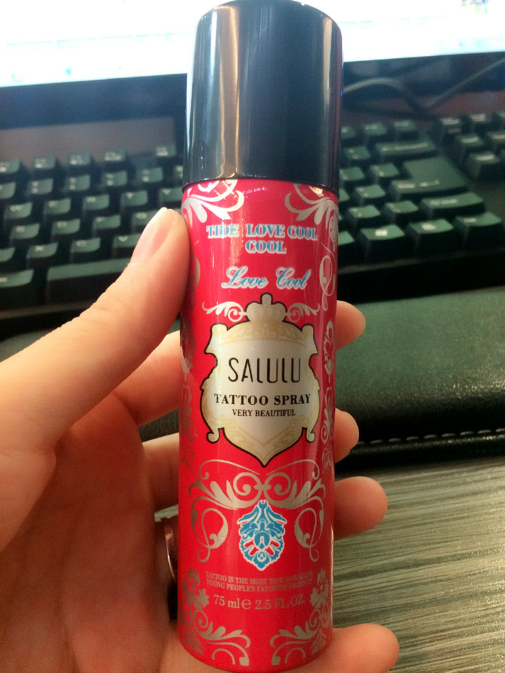 salulu纹身喷