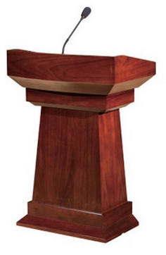 油漆演讲台 学校演讲桌