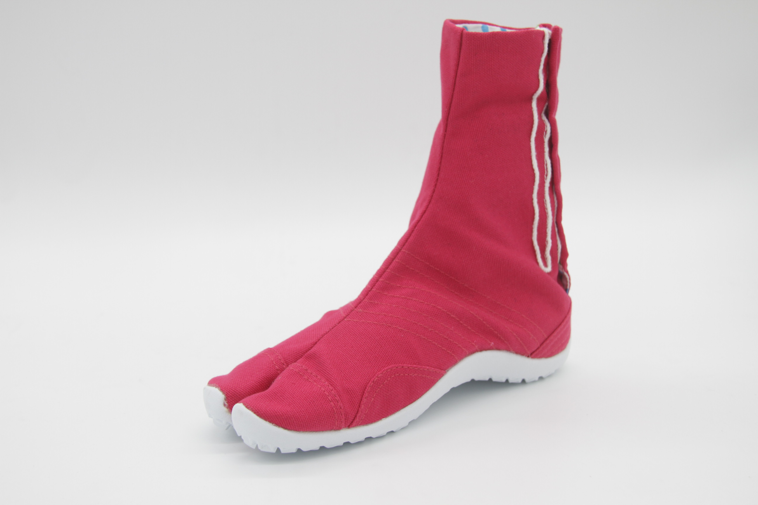 日本正版鼓tabi忍者分趾鞋纯棉手工制作中筒系带可翻边正品男女款