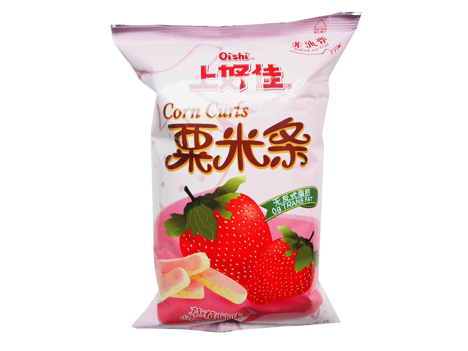 上好佳栗米条{草莓} 40g