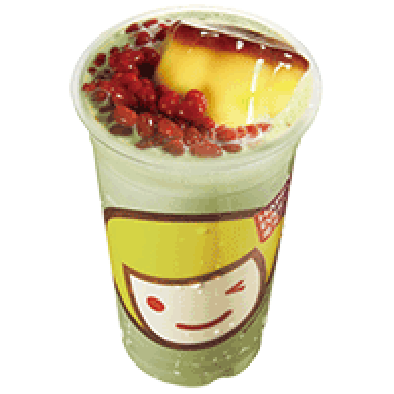 红豆布丁抹绿(快乐柠檬)