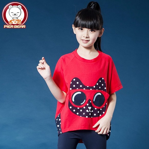 女童短袖t恤2016夏装童装中大童女装12-15岁