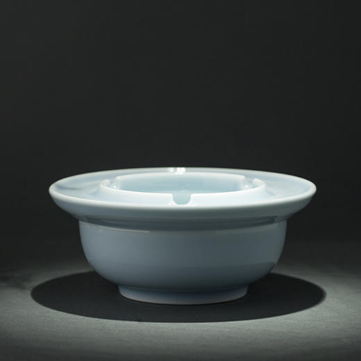 天蓝釉双层烟灰缸 商品图0