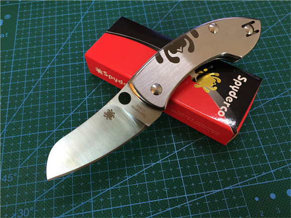 Spyderco 美国蜘蛛 C163 全钢折刀 迷你小刀