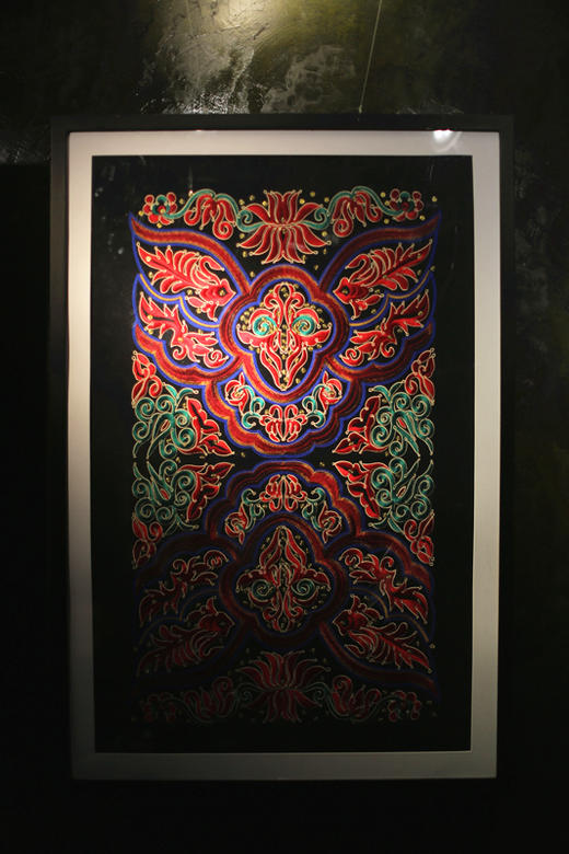 山谷居民品牌时尚苗绣壁画 - 曼珠沙华（不含边框） 商品图1