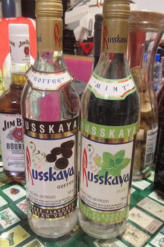 russian vodka 红牌伏特加加味(薄荷味,咖啡味)
