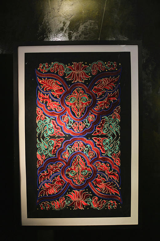 山谷居民品牌时尚苗绣壁画 - 曼珠沙华（不含边框） 商品图0