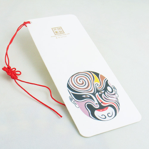 京剧脸谱书签 12张/套 中国结 diy 读书 古典创意