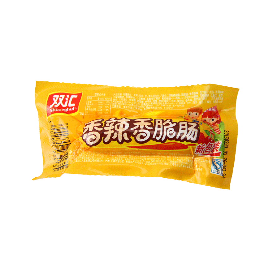 双汇火腿肠香辣香脆肠35g