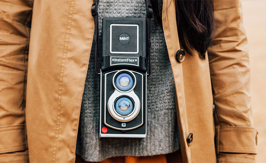 美新mint tl70 2.0双反fuji mini一次成像相机拍立得颈绳挂绳包邮