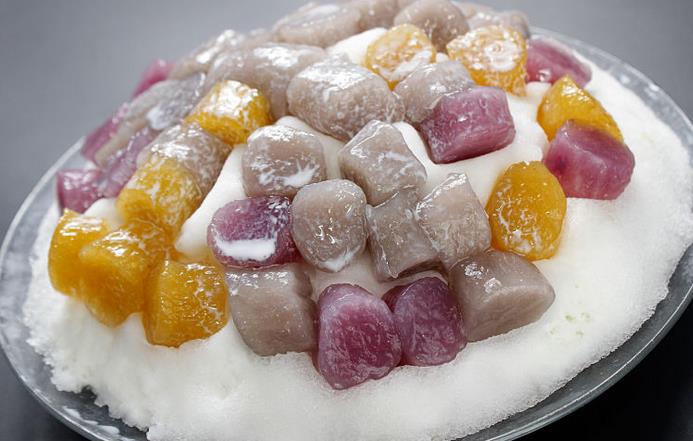 芋圆牛奶冰|安一冰品