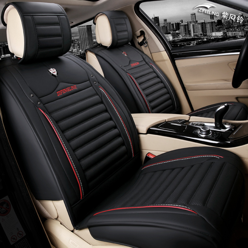 厂家直销 全包皮革汽车坐垫座套 四季垫 通用座垫 汽车用品669