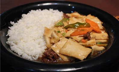【抚州饭店】千叶豆腐盖浇饭