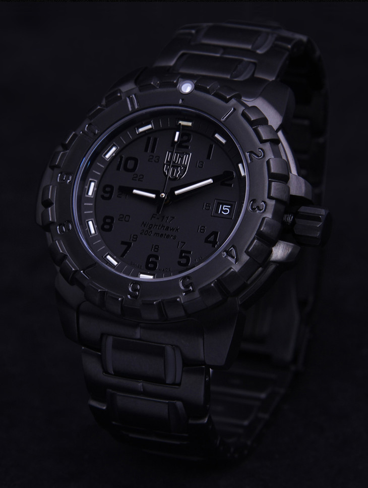 luminox鲁美诺斯6402.bo夜鹰f117潜水户外军表