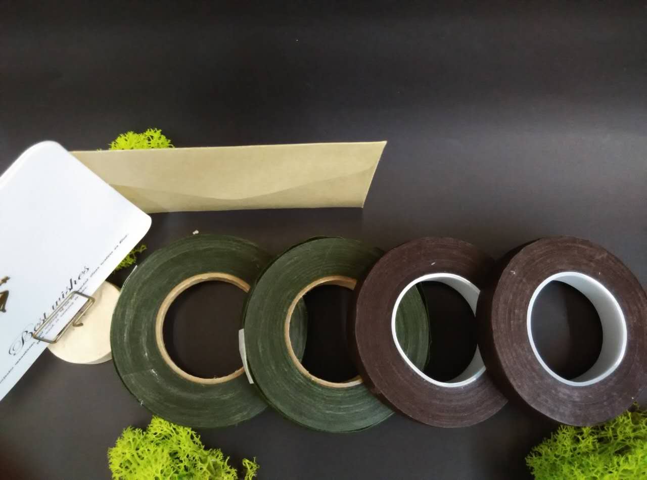 进口胶布 花艺胶布绑铁丝绑花胶布 一包2卷